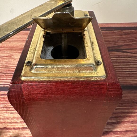 ZASSENHAUS GERMANY SANTIAGO MAHOGANY COFFEE MILL GRINDER - Picture 9 of 10